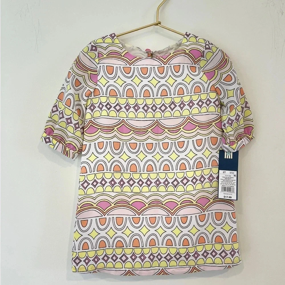 NWT OshKosh Genuine Kids Toddler Girls Shift Dress Size 2T